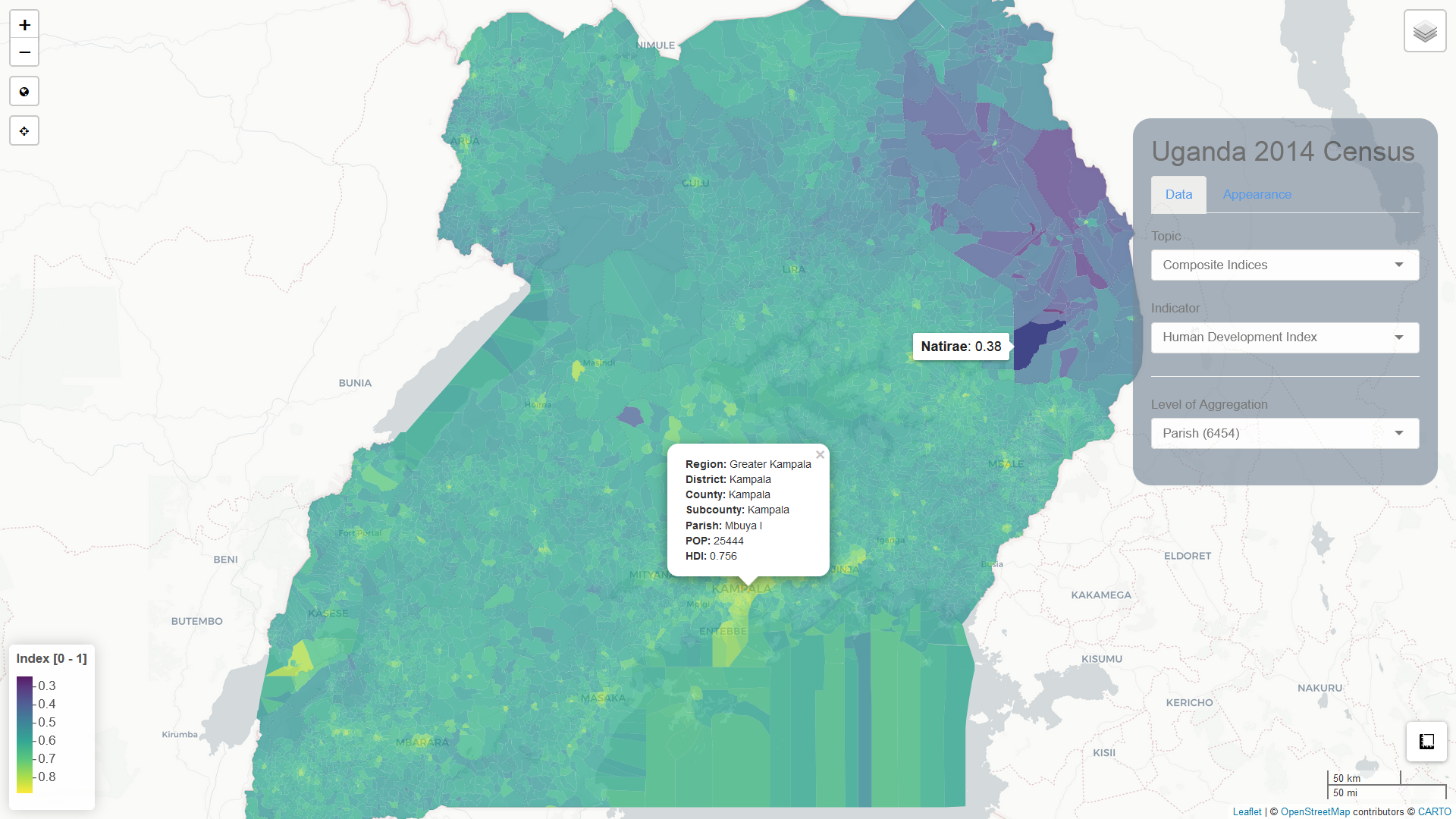 Uganda Census-Map Preview